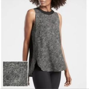 Athleta Zephyr Tank Top Python Print 1X
